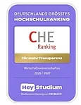 Siegel: Wirtschaftsinformatik an der Hochschule Worms im CHE-Ranking 2026 in der Spitzengruppe